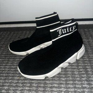 Juicy Couture Women's Slip-On High Sock‎ Sneakers – Stylish, Lightweight, EUC 10